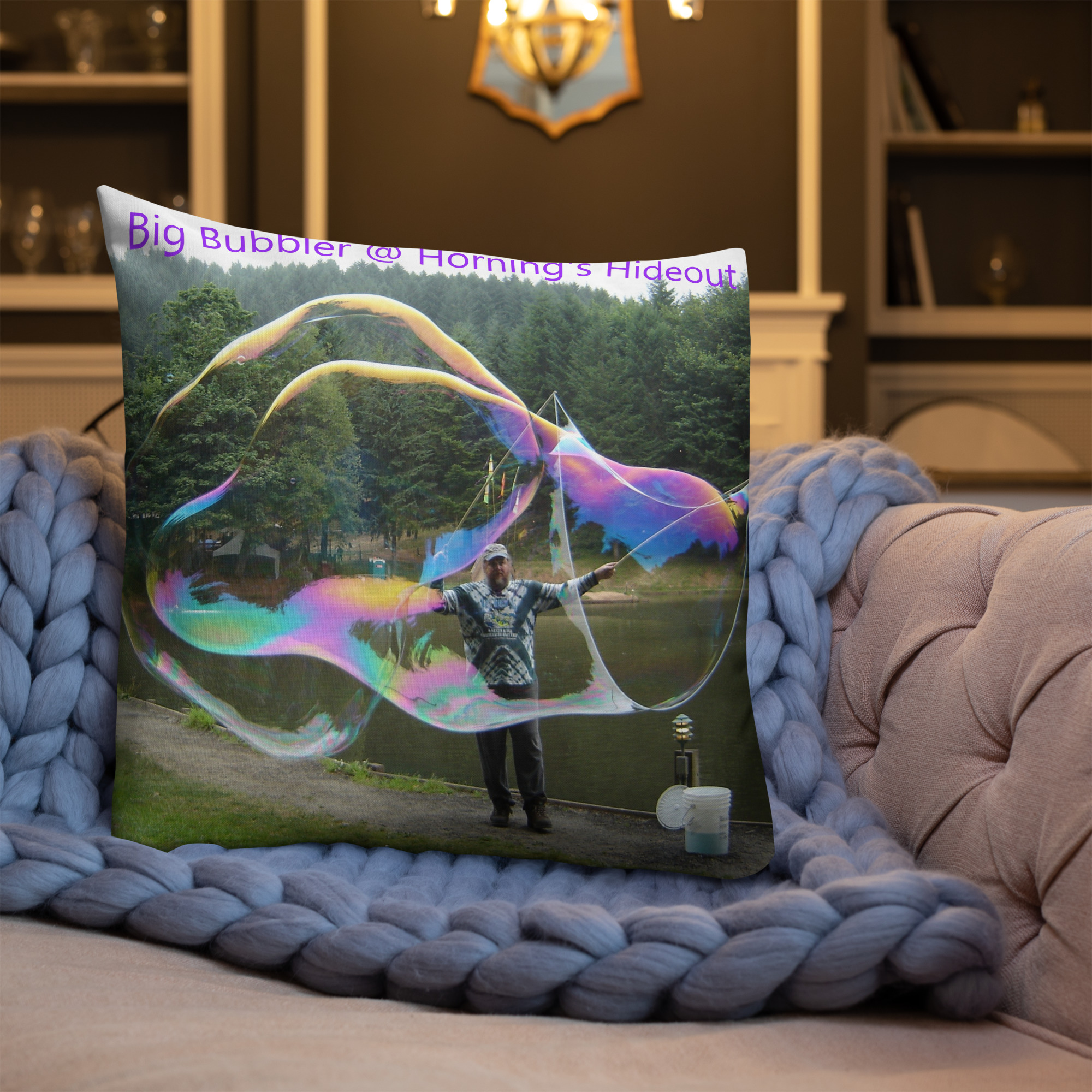 Big Bubbler 22" Premium Pillow - Image 4