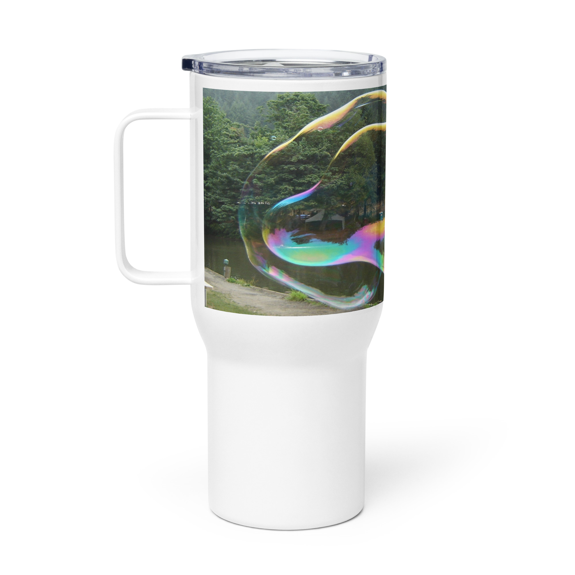 Bubbler's Insulated Steel Tankard with Handle - Image 2