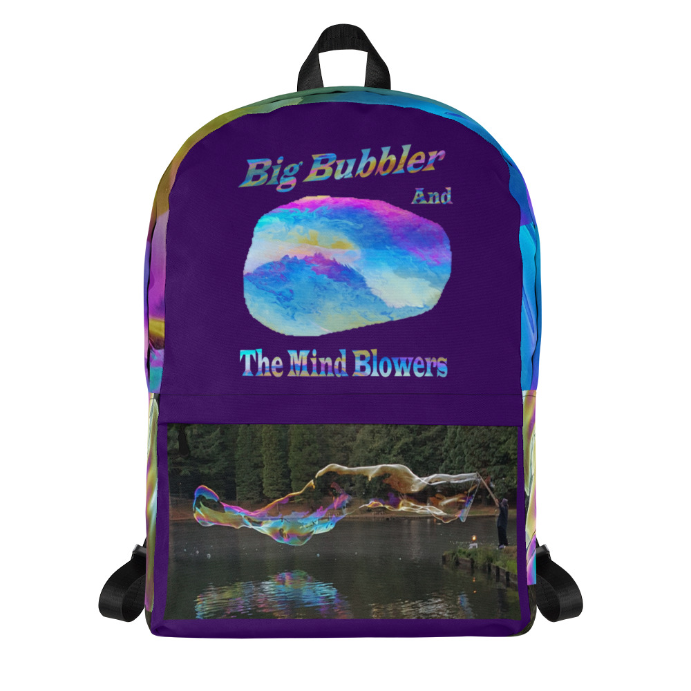 "Big Bubbler and The Mind Blowers" Backpack - Image 2