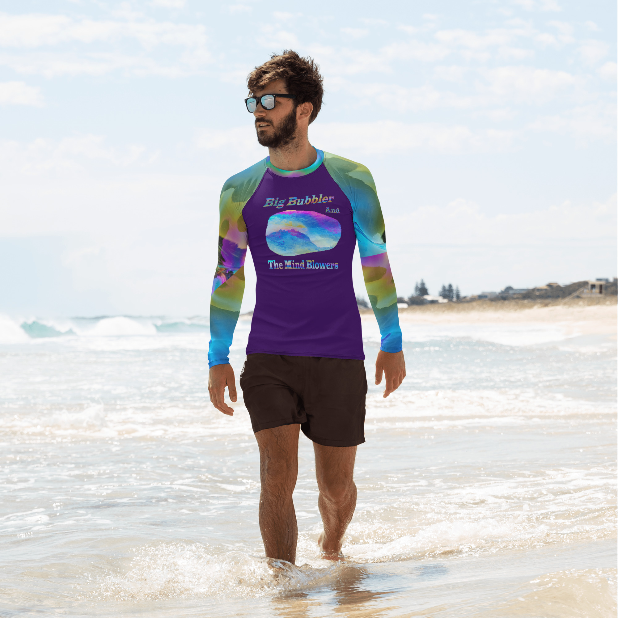 Men's "Mind Blower" Rash Guard - Image 2