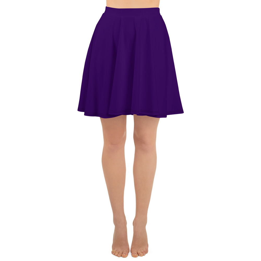 Rich Purple Skater Skirt