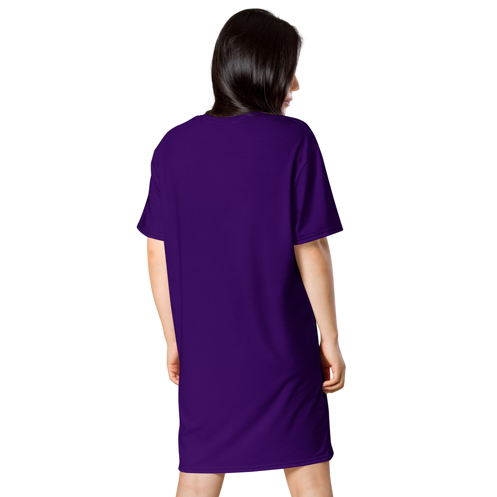 Rich Purple T-shirt dress - Image 2