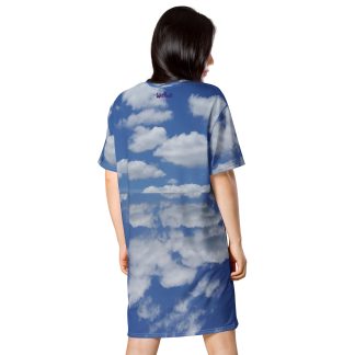 Blue-Sky T-shirt dress