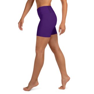 Rich Purple Yoga Shorts
