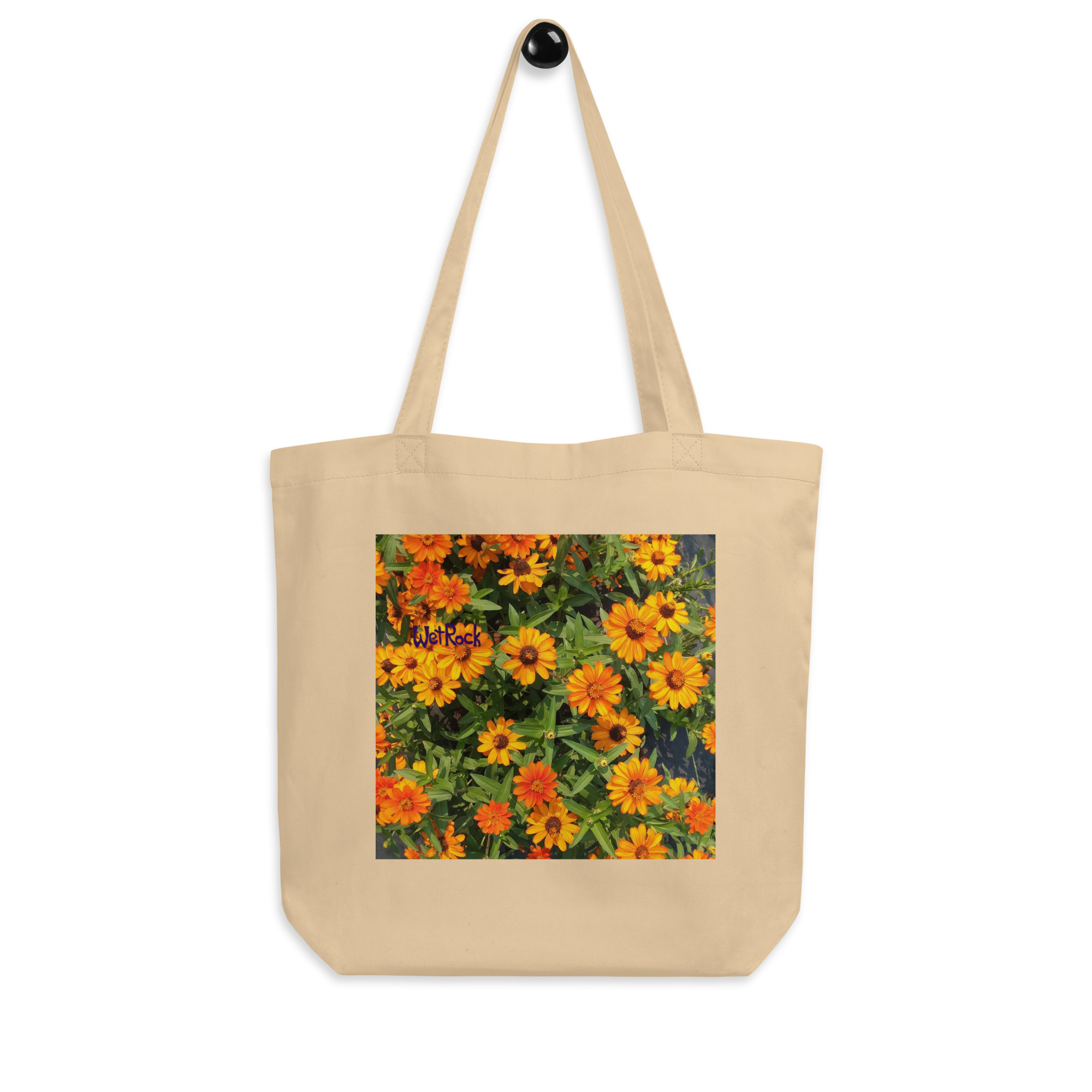 Wet Rock Orange Zinnia Eco Tote Bag - Image 2