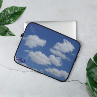 Wet Rock Blue-Sky Laptop Sleeve