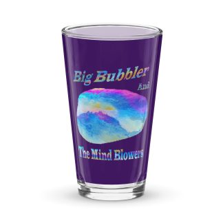 "Mind Blowers" Shaker pint glass