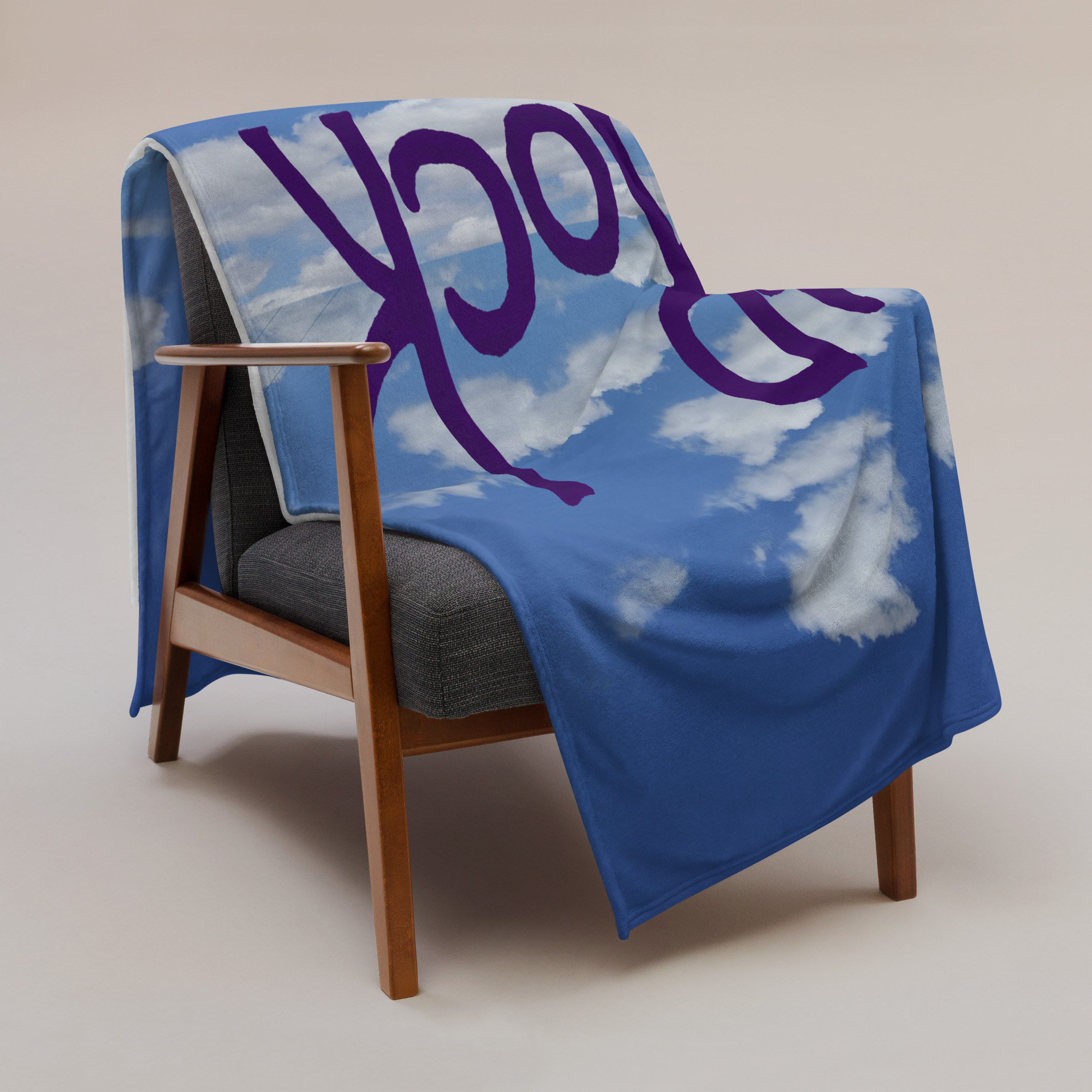 Wet Rock Throw Blanket