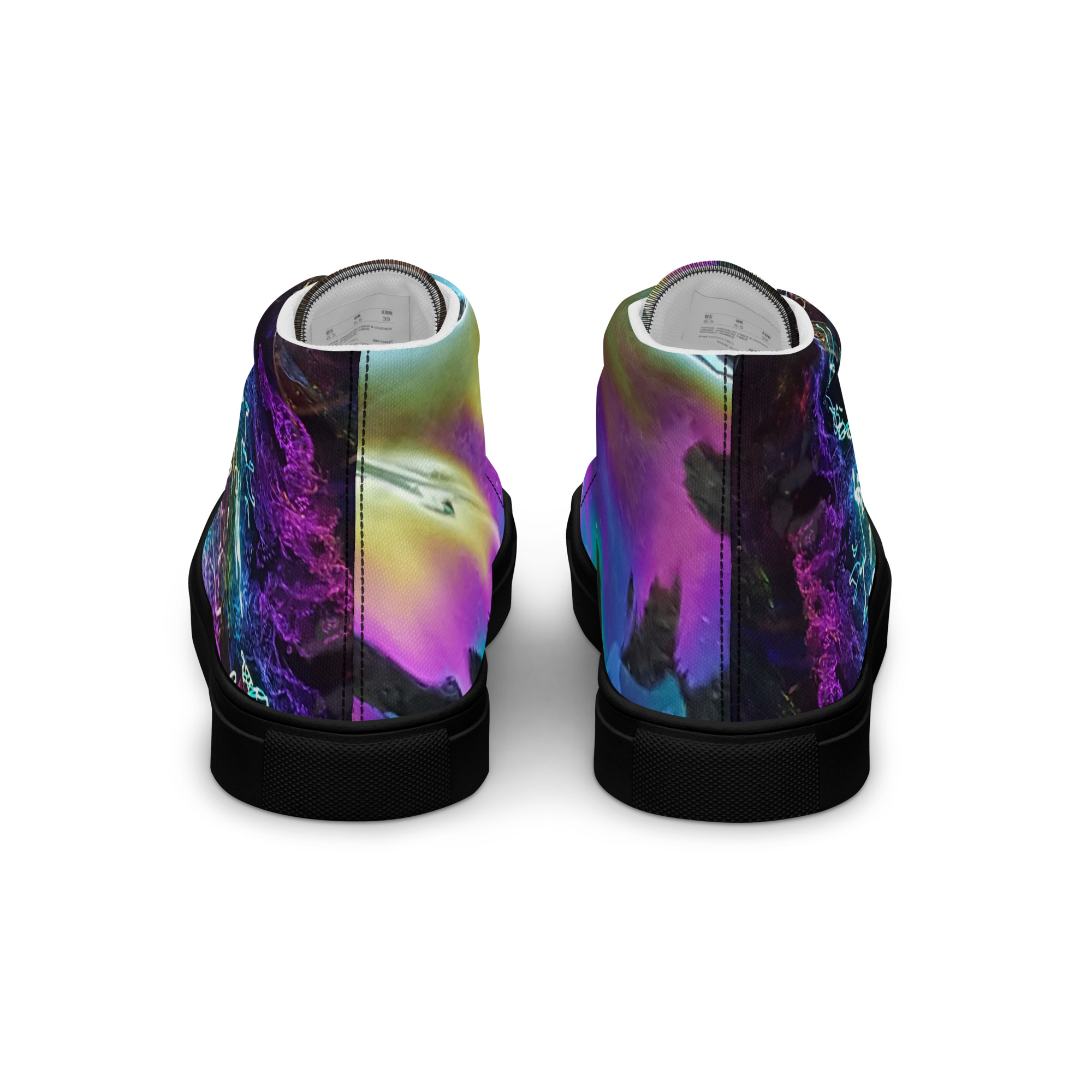 Women’s high top canvas Bubble shoes - Image 3