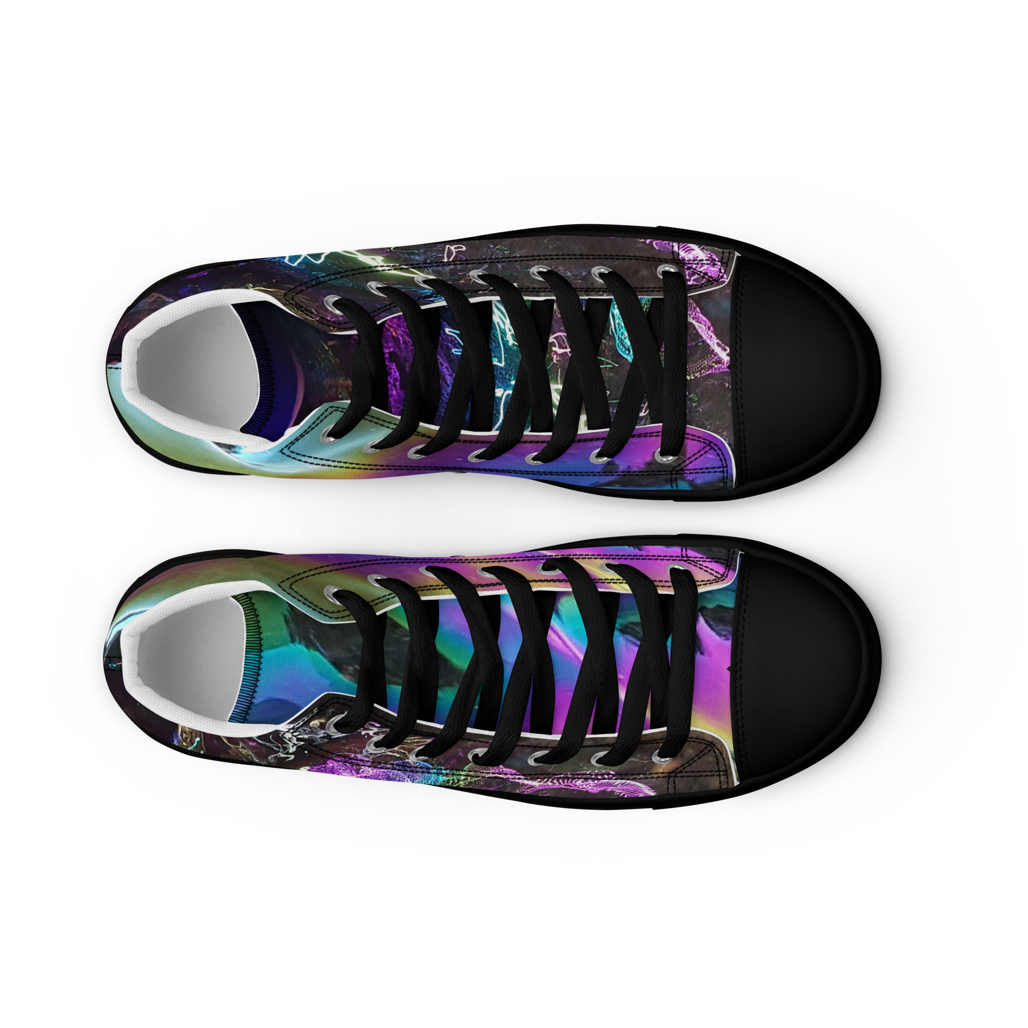 Women’s high top canvas Bubble shoes - Image 9