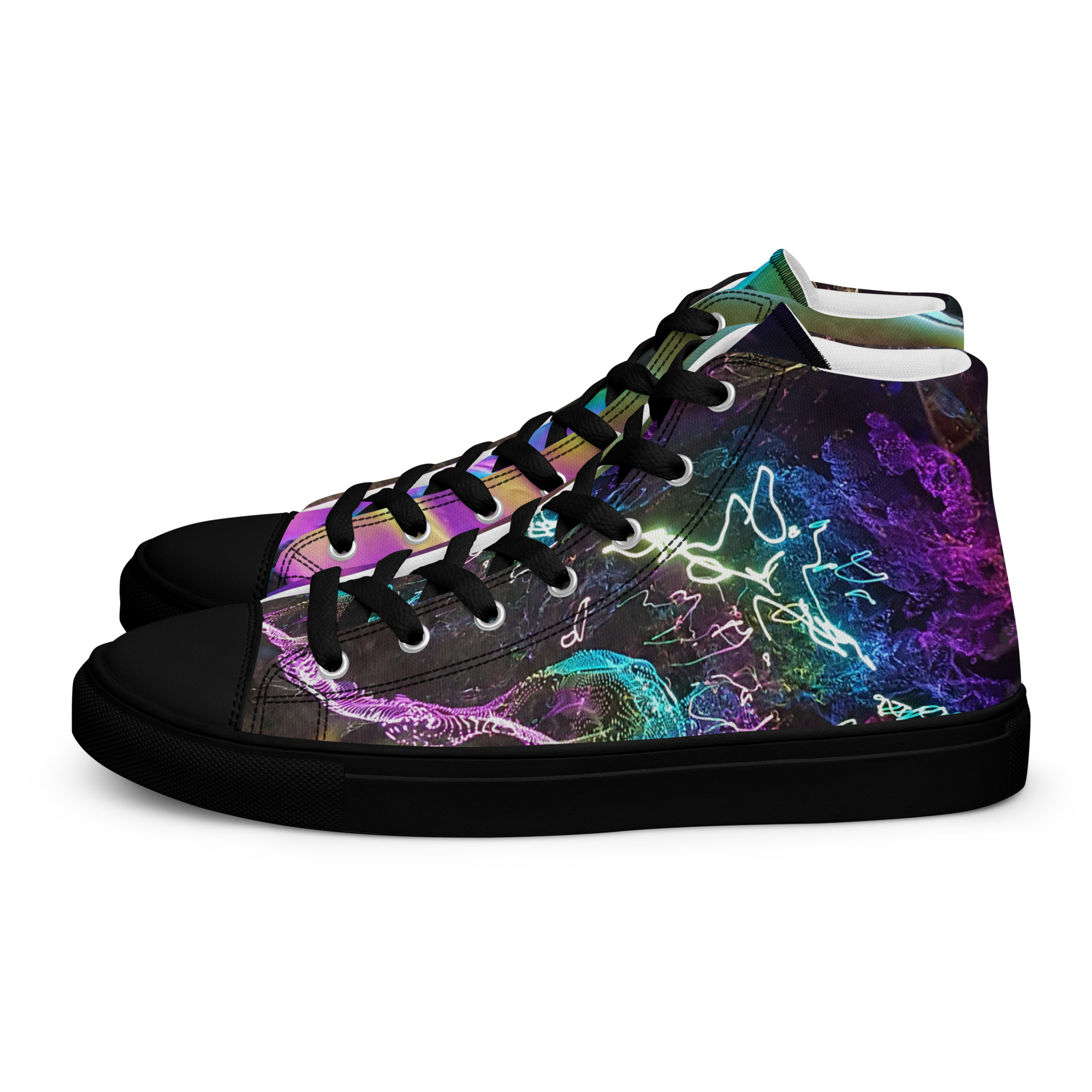 Women’s high top canvas Bubble shoes - Image 2