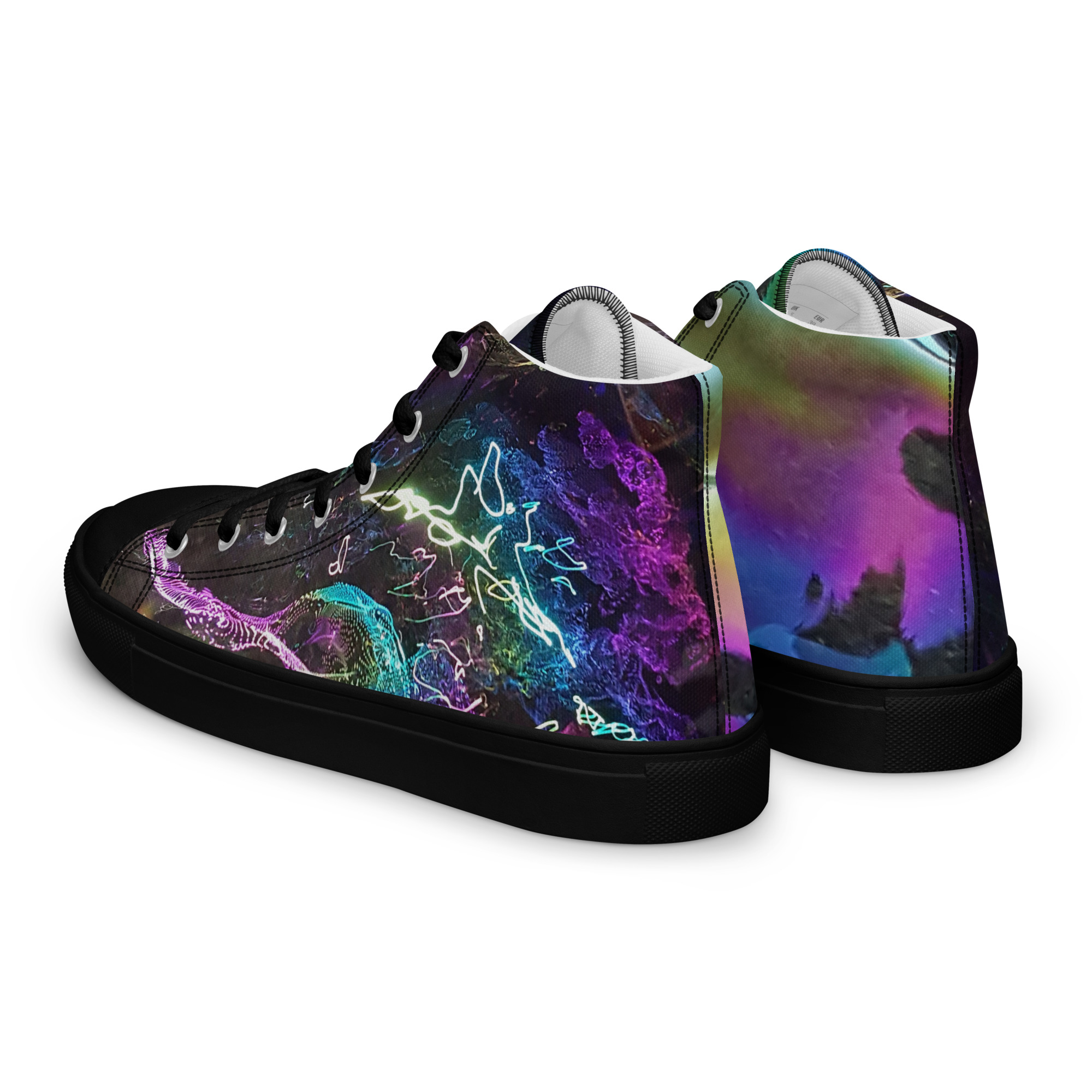 Women’s high top canvas Bubble shoes - Image 4
