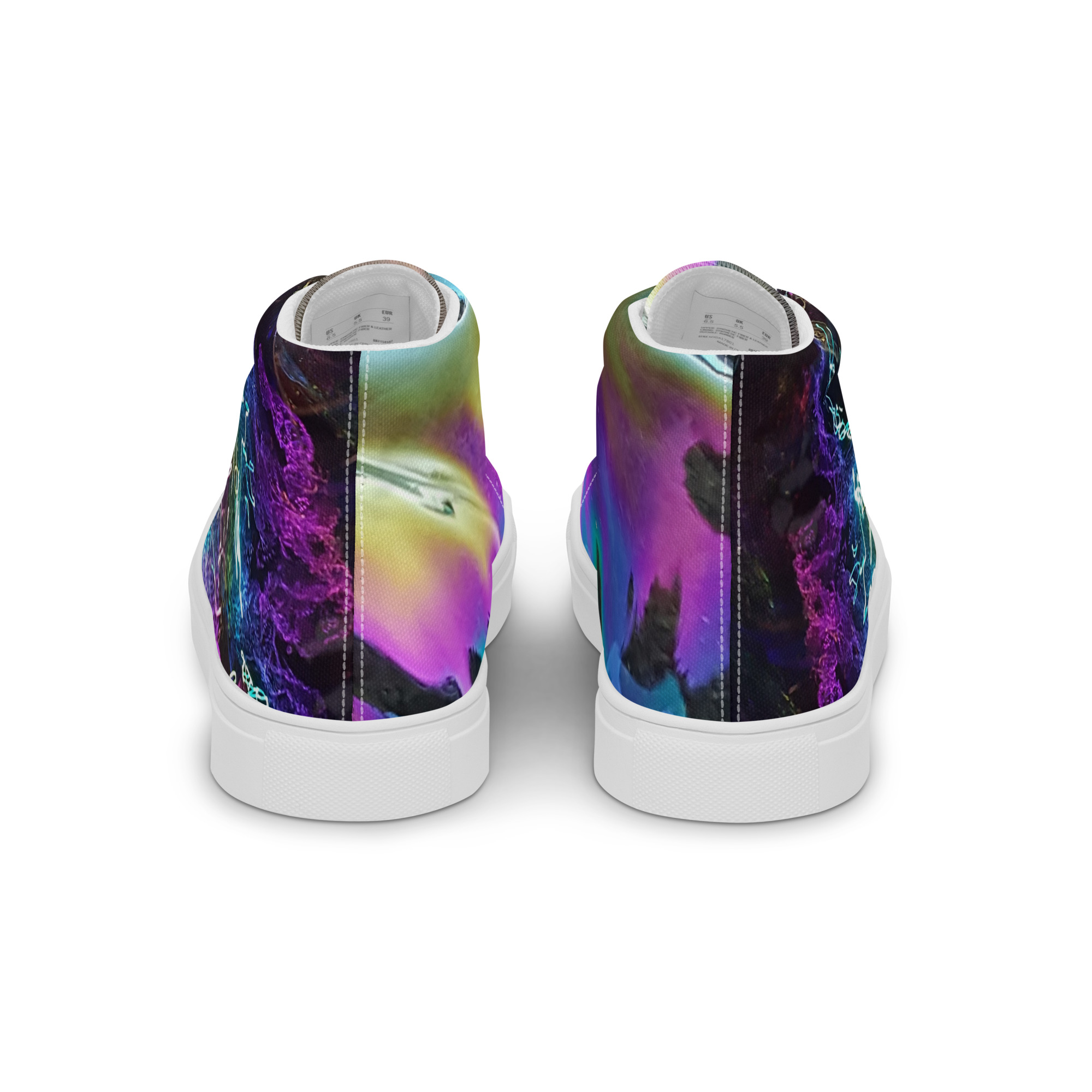 Women’s high top canvas Bubble shoes - Image 11