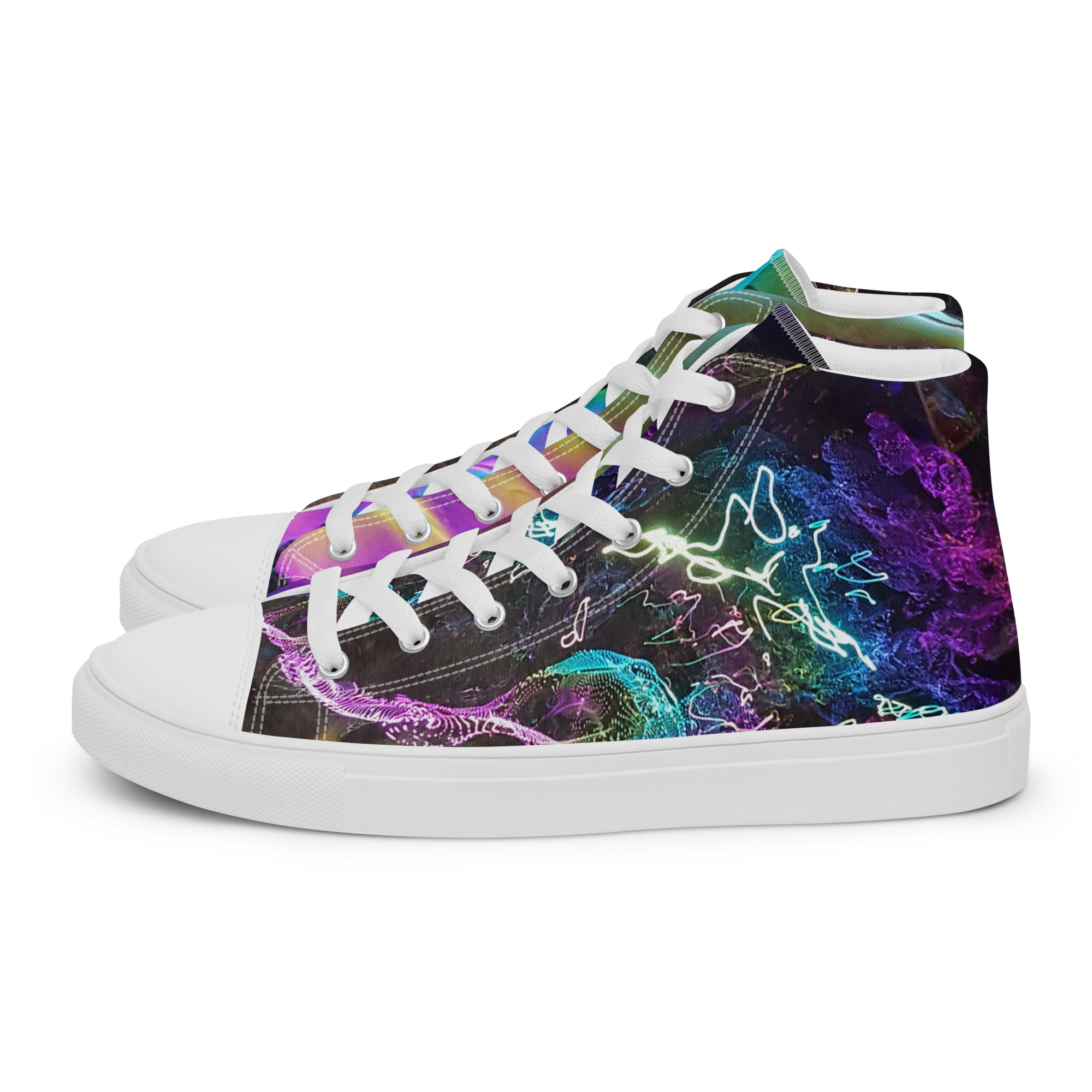 Women’s high top canvas Bubble shoes - Image 10