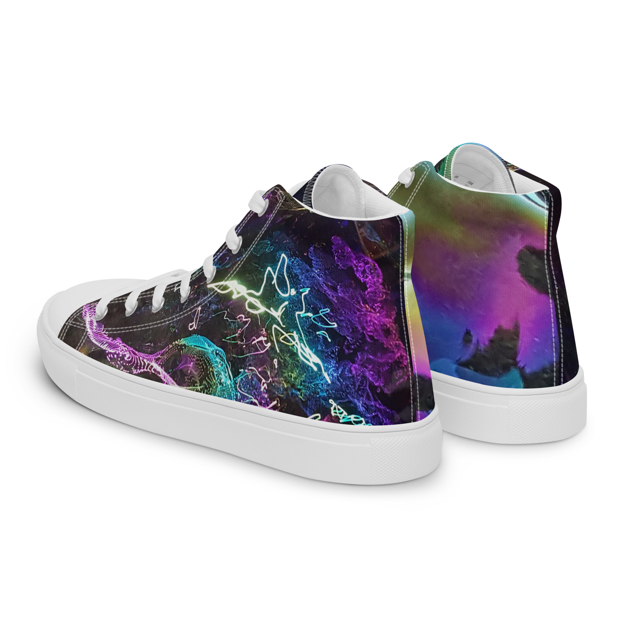 Women’s high top canvas Bubble shoes - Image 12