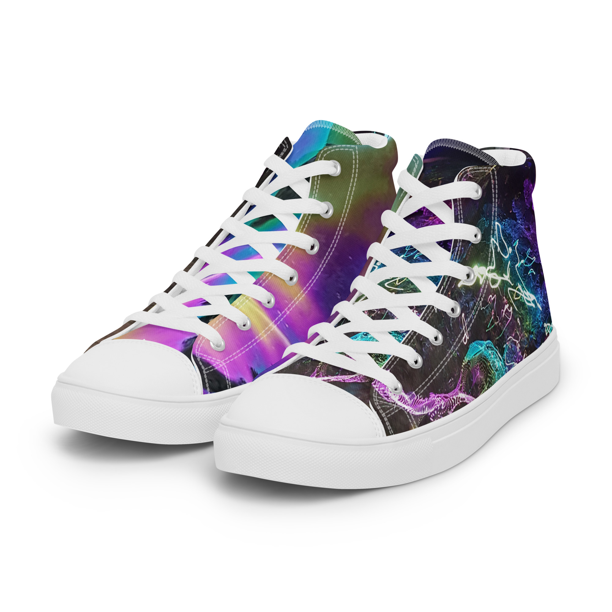 Women’s high top canvas Bubble shoes - Image 13