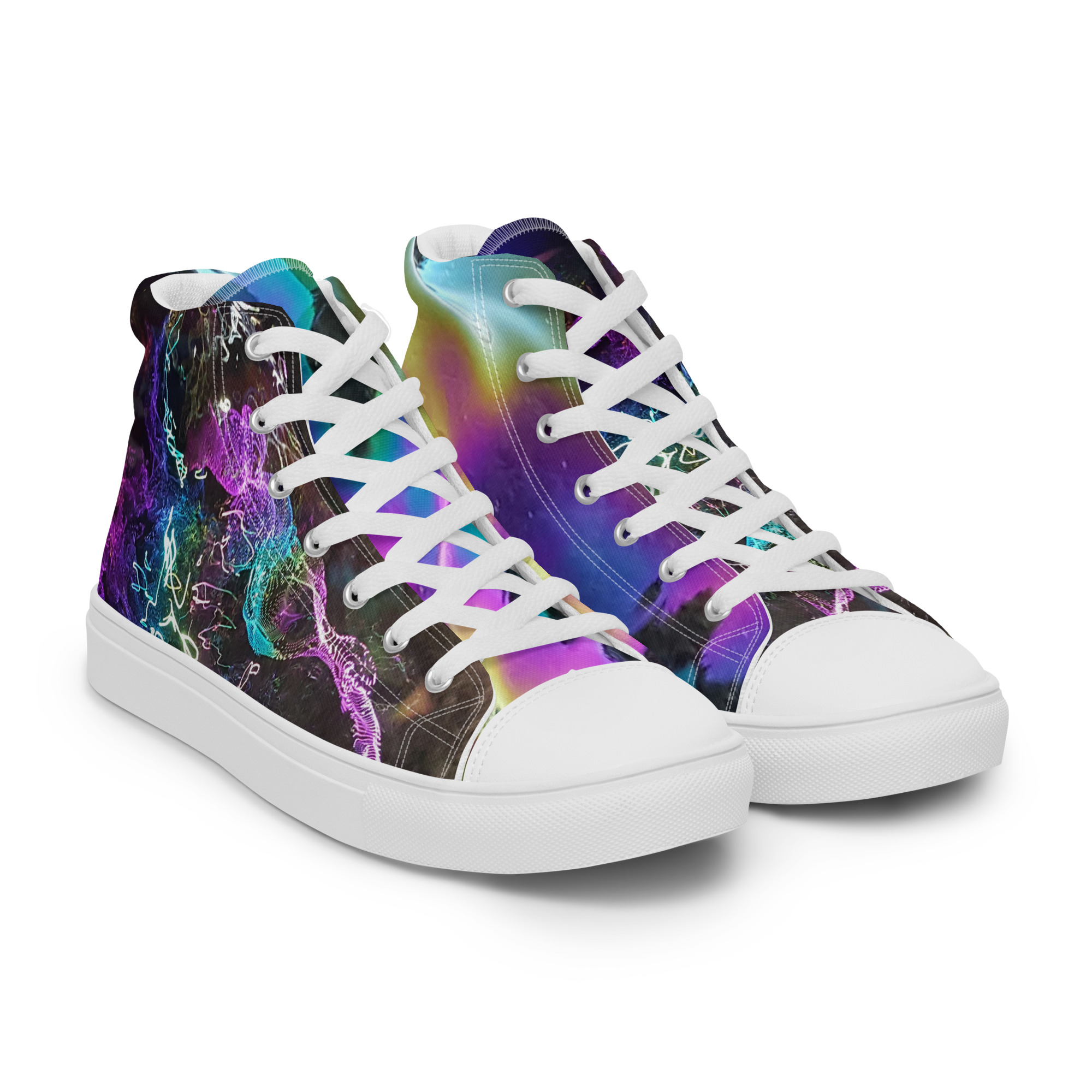 Women’s high top canvas Bubble shoes - Image 16