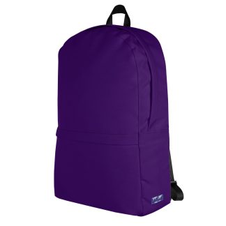 Purple Backpack with Pockets