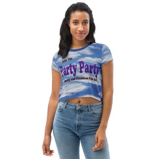 Party Party mid-weight jersey Crop Tee