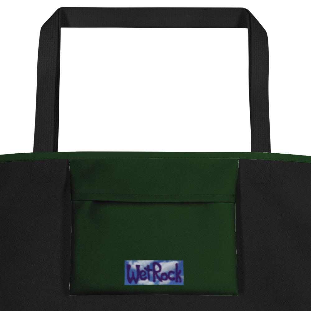 Oregon Rocks! 2 Green Large Tote Bag - Image 4