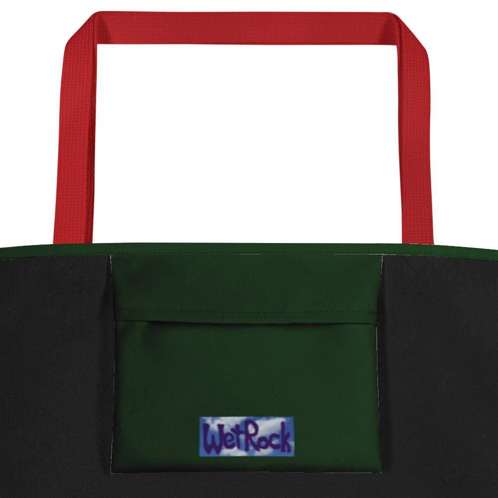 Oregon Rocks! 2 Green Large Tote Bag - Image 7