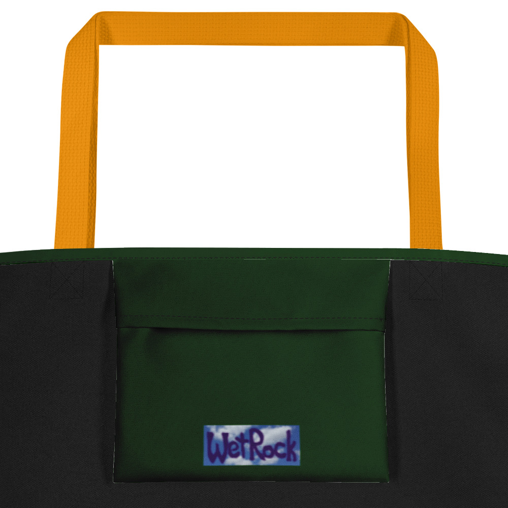 Oregon Rocks! 2 Green Large Tote Bag - Image 9