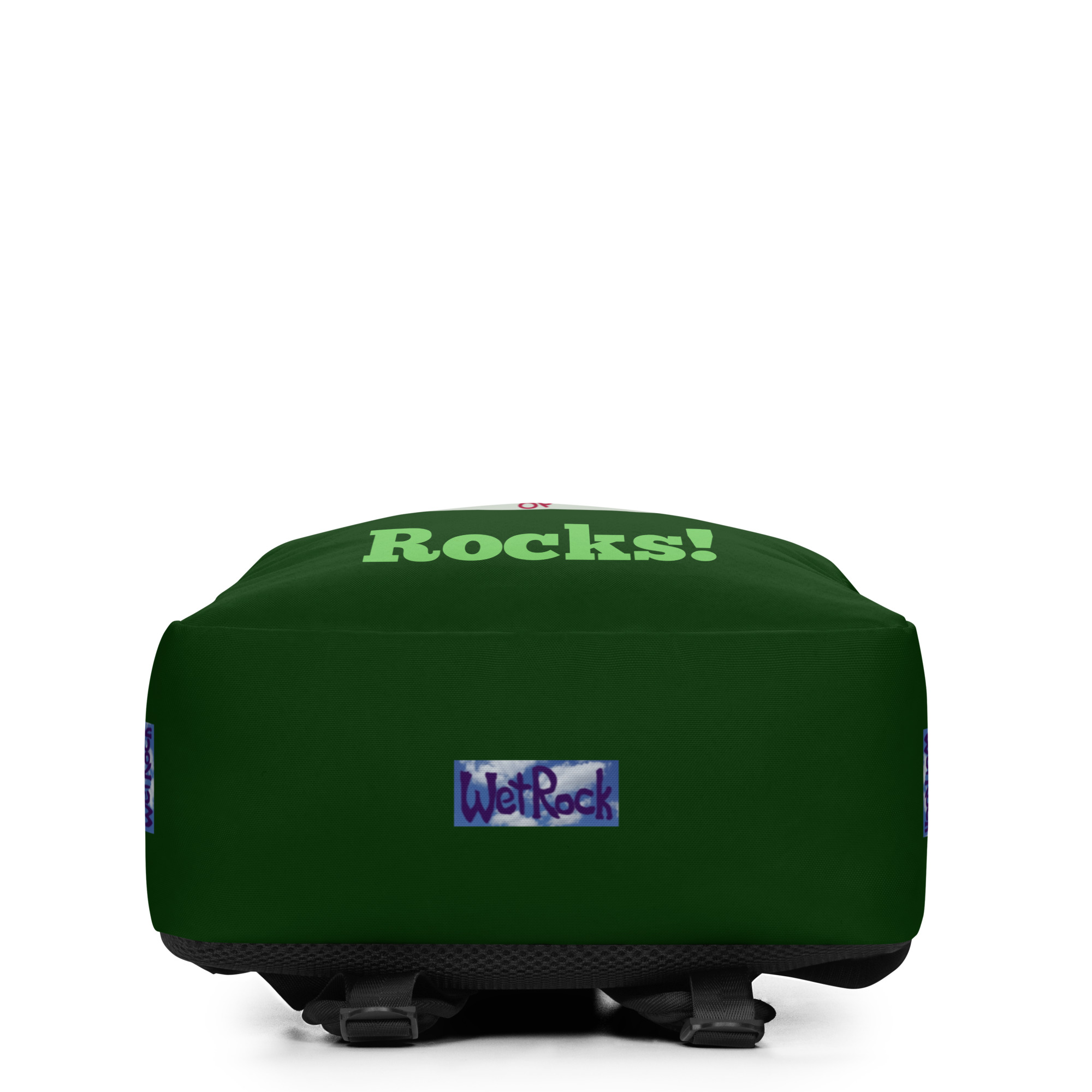 Oregon Rocks! Green Minimalist Backpack - Image 5
