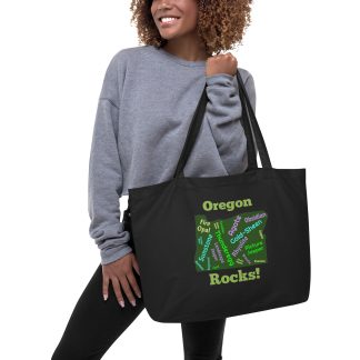 Oregon Rocks! 2 Large organic tote bag