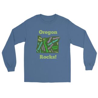 Oregon Rocks! 2 Men’s Long Sleeve Shirt