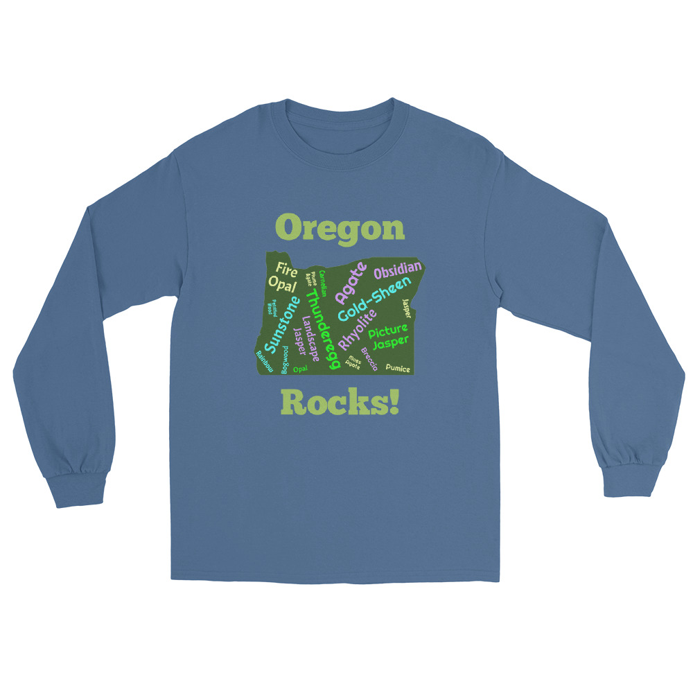 Oregon Rocks! 2 Men’s Long Sleeve Shirt