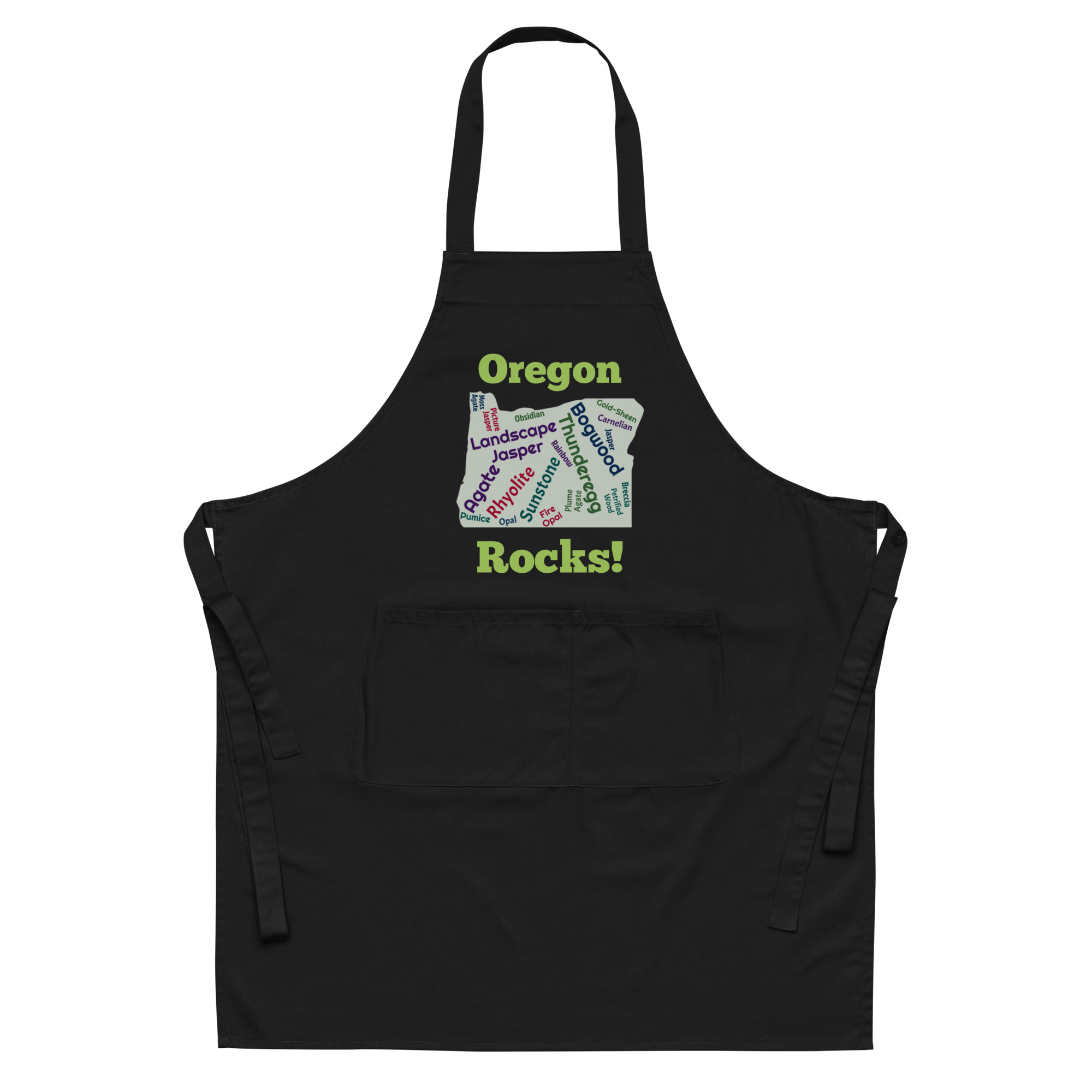 Oregon Rocks! Organic cotton apron