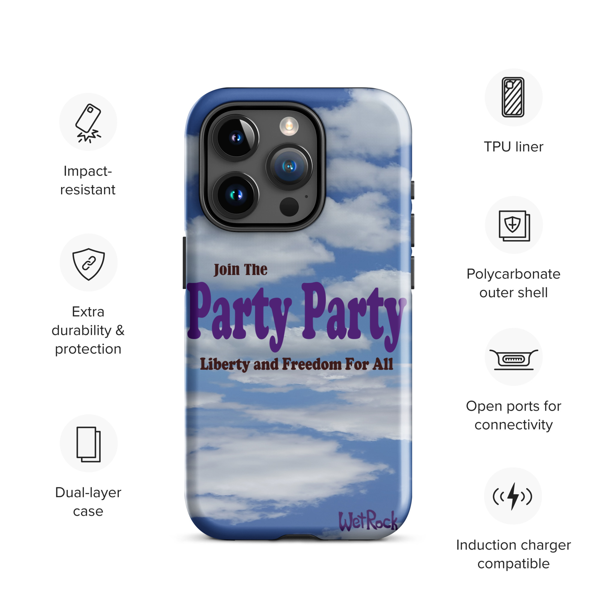 Party Party Tough Case for iPhone® - Image 35