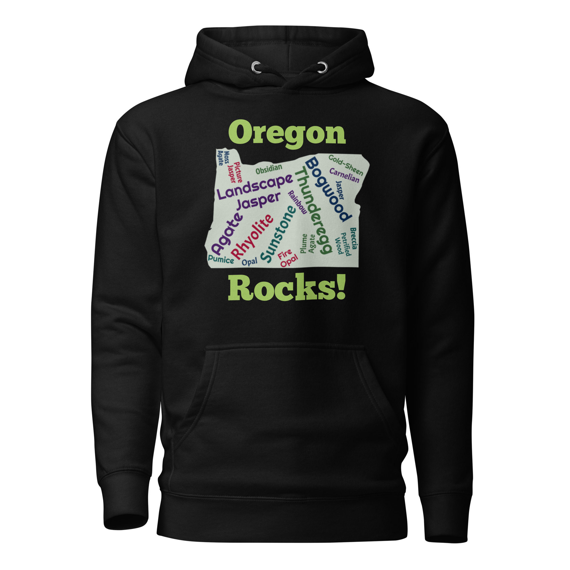 Oregon Rocks! Unisex Hoodie - Image 2
