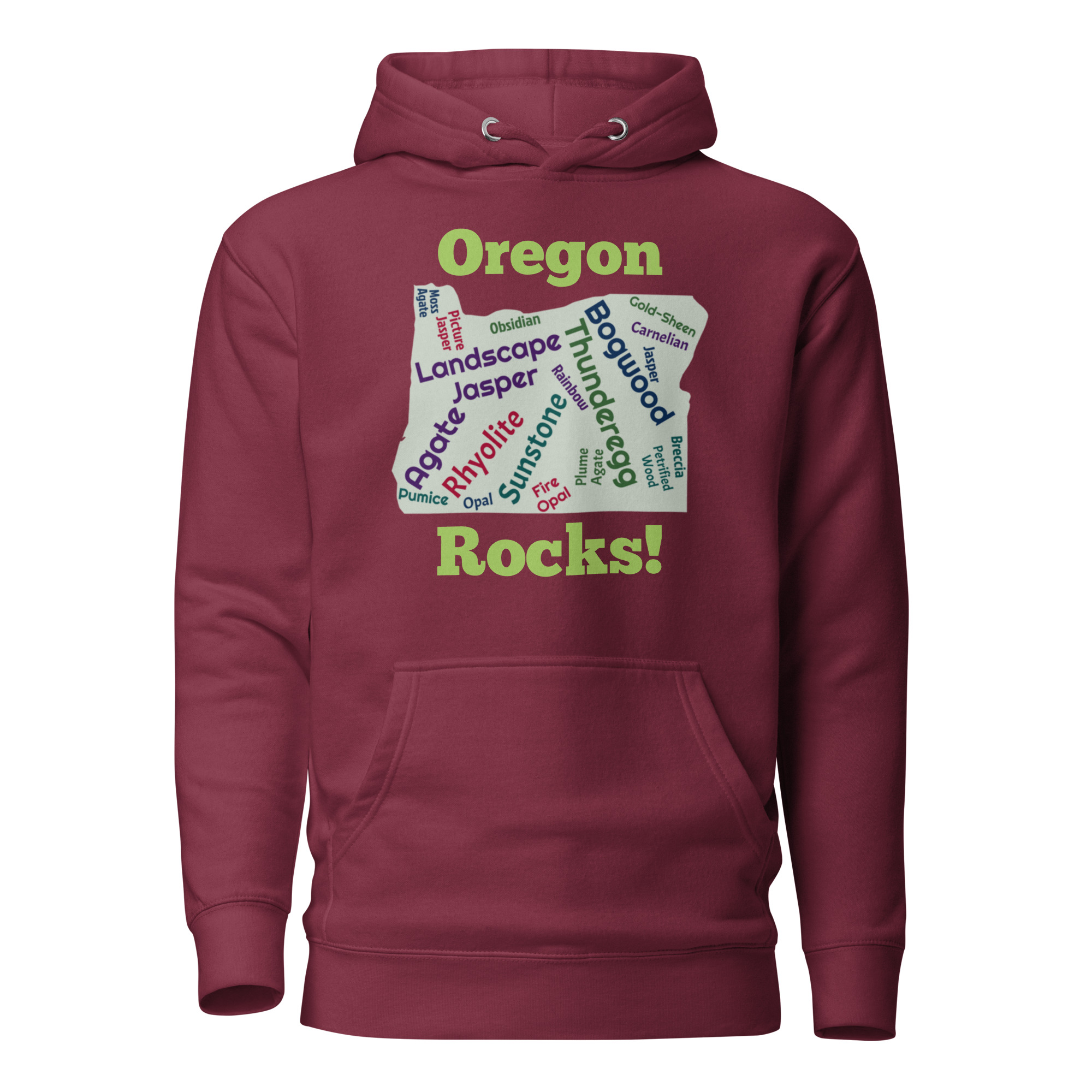 Oregon Rocks! Unisex Hoodie - Image 4