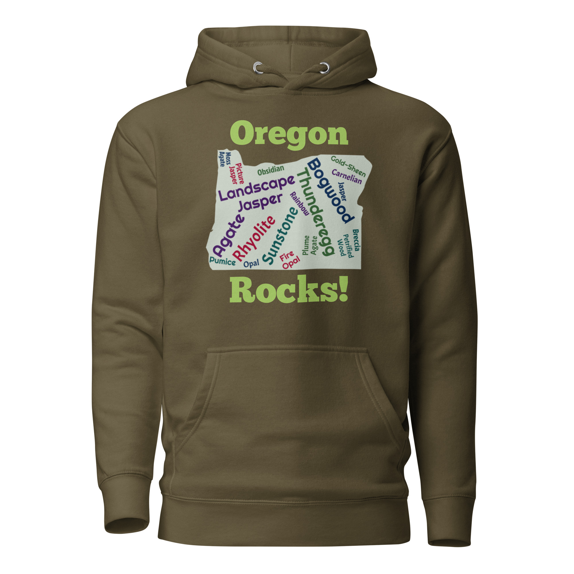 Oregon Rocks! Unisex Hoodie - Image 8