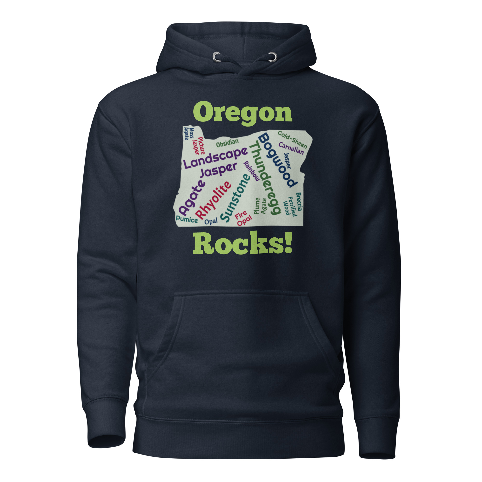 Oregon Rocks! Unisex Hoodie - Image 3