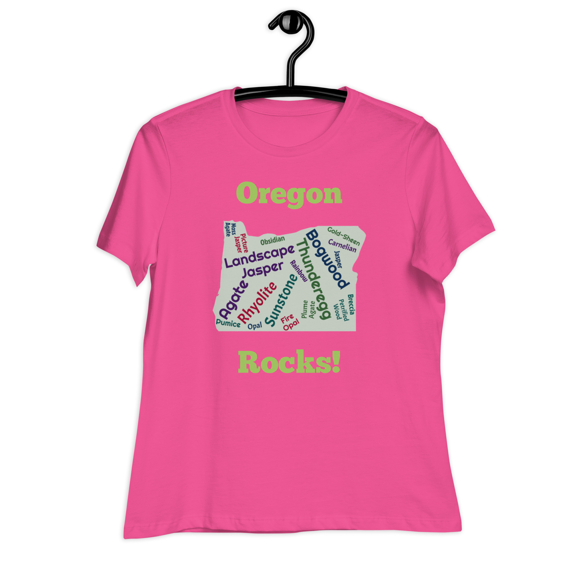 Oregon Rocks! Women's Relaxed T-Shirt - Image 6