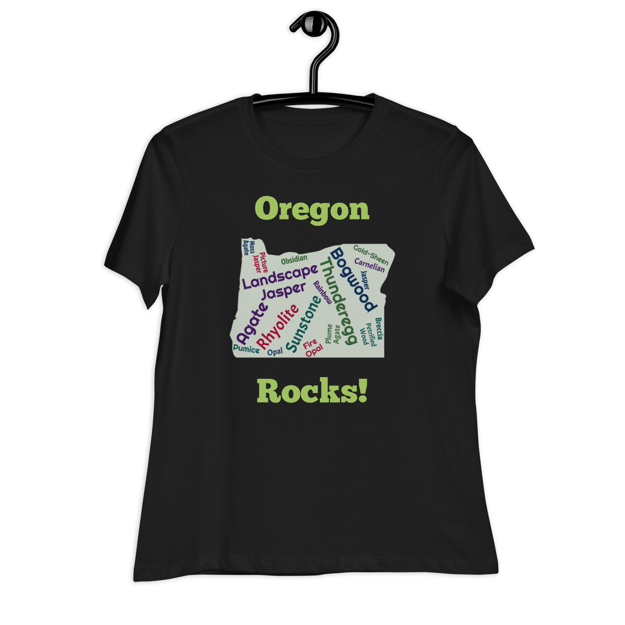 Oregon Rocks! Women's Relaxed T-Shirt - Image 3
