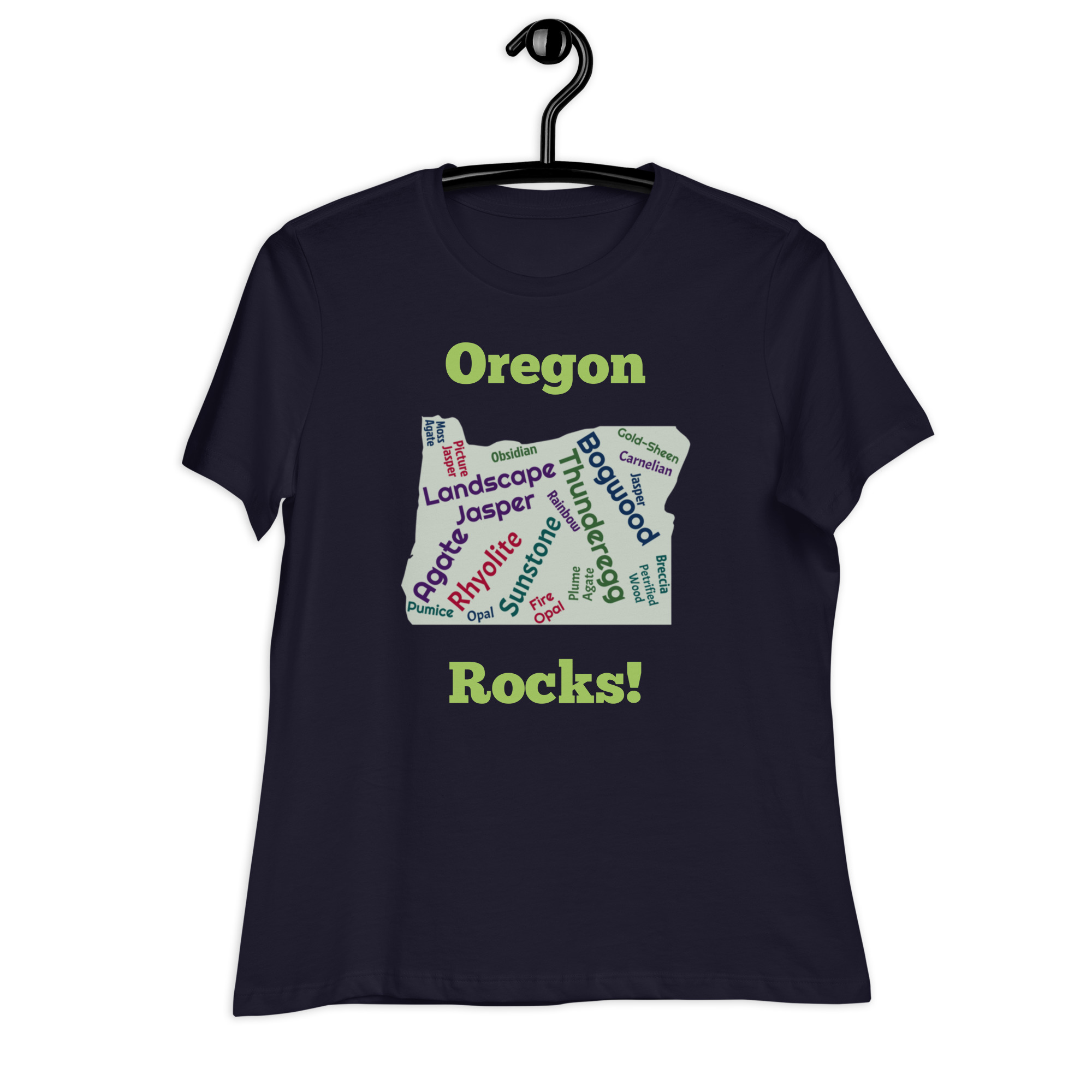 Oregon Rocks! Women's Relaxed T-Shirt - Image 2