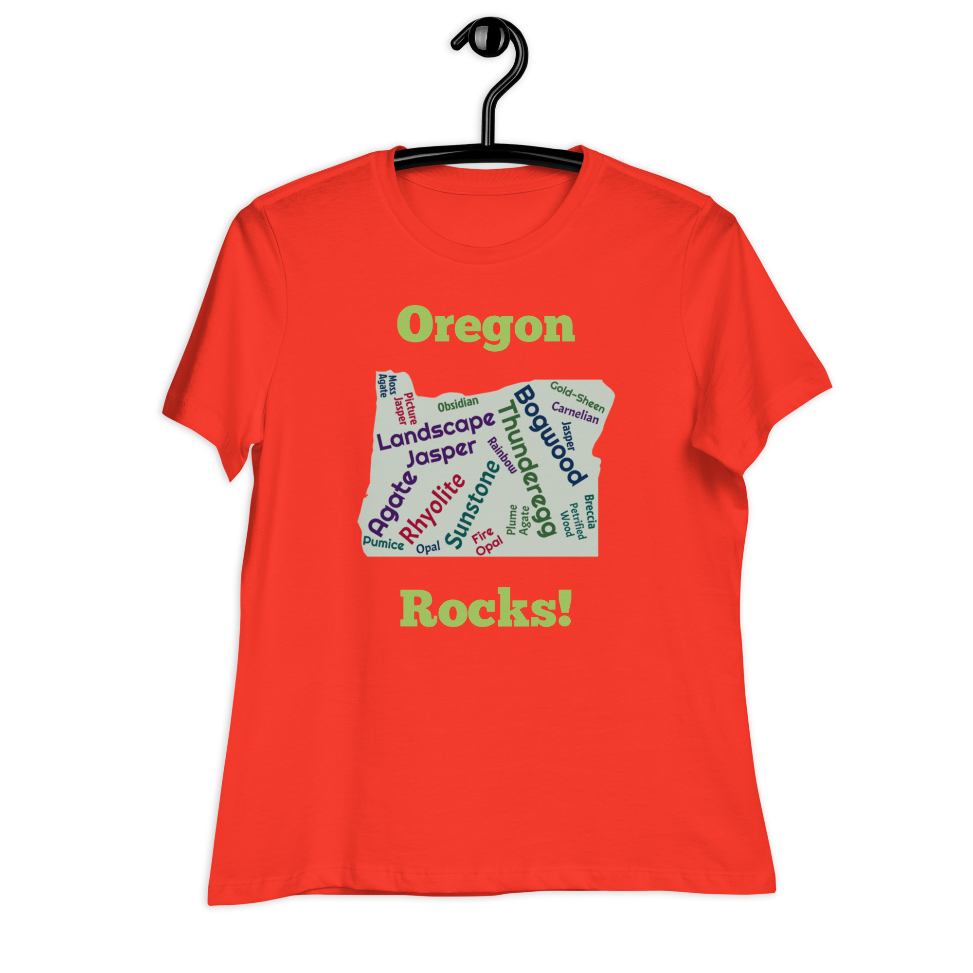 Oregon Rocks! Women's Relaxed T-Shirt - Image 4