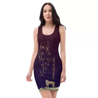 Dark Spirit-Cougar Bodycon dress