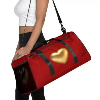 Golden Heart Duffle bag