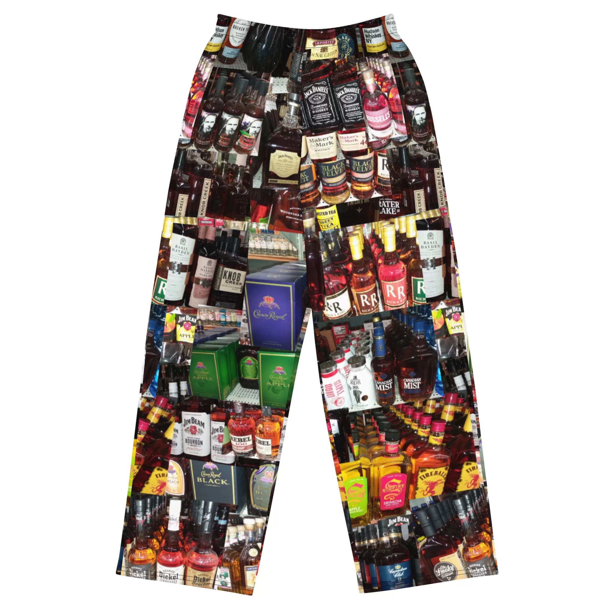Whiskey Theme unisex wide-leg pants - Image 2