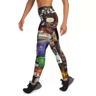 Whiskey Theme Yoga Leggings