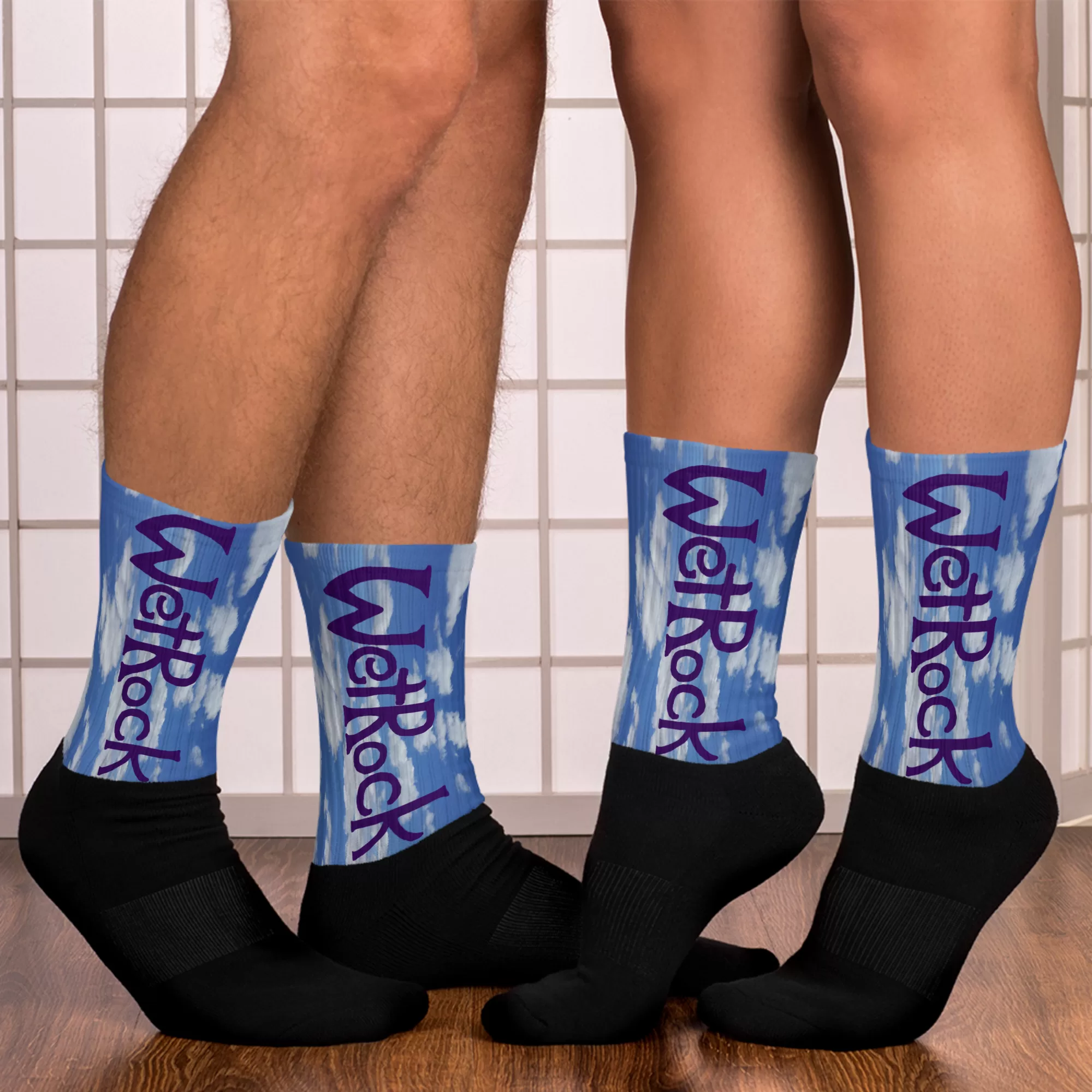 Wet Rock Blue-Sky Socks