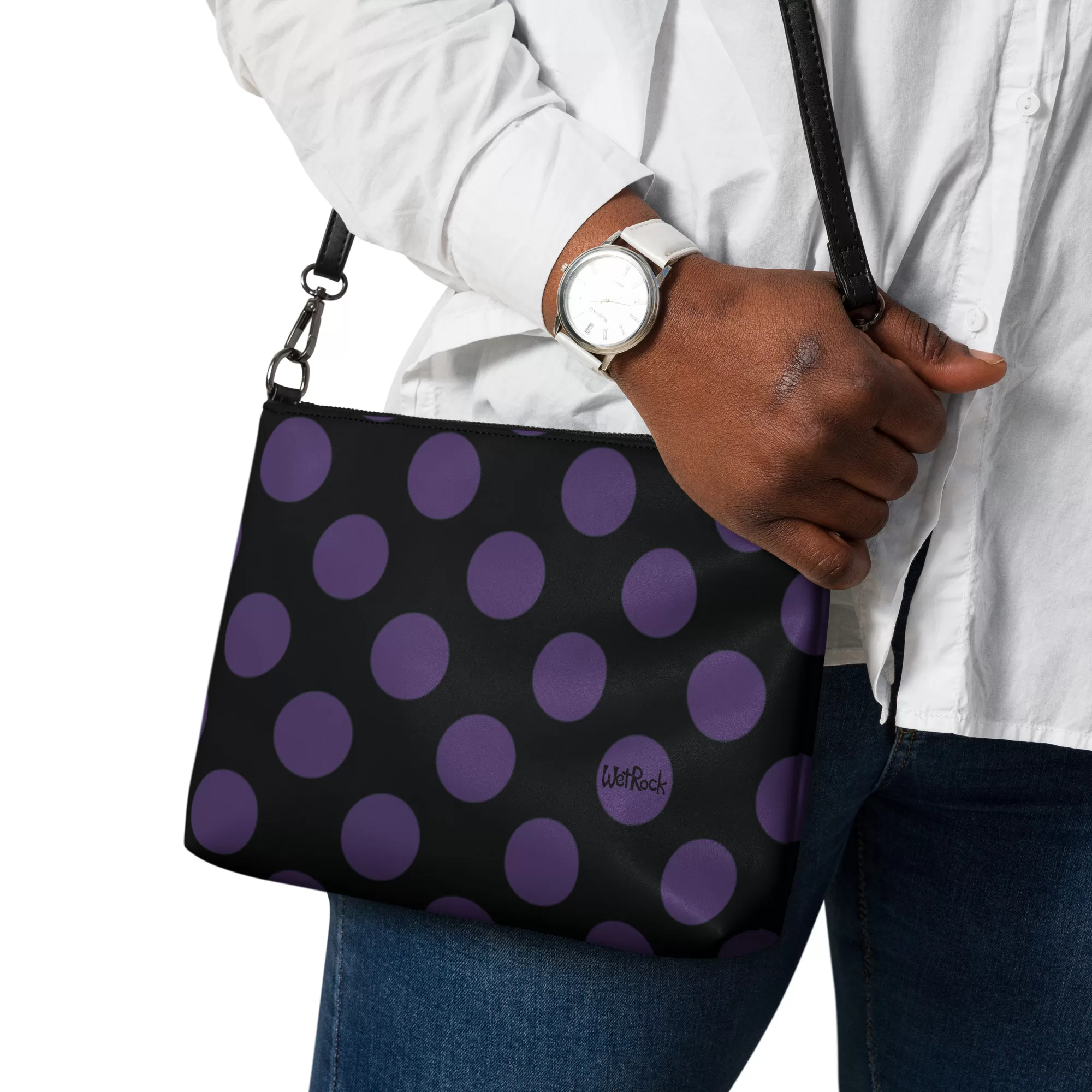 Purple Dots Crossbody bag - Image 2