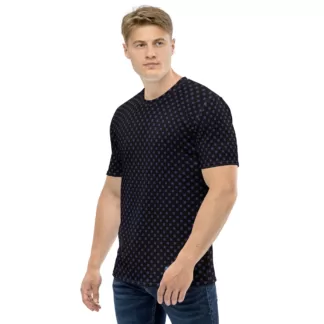 Black w Square Dots Men's t-shirt