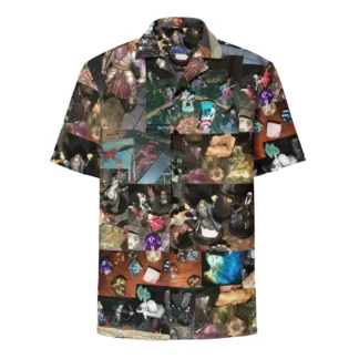 Ivy Tower Old D&D Unisex button shirt