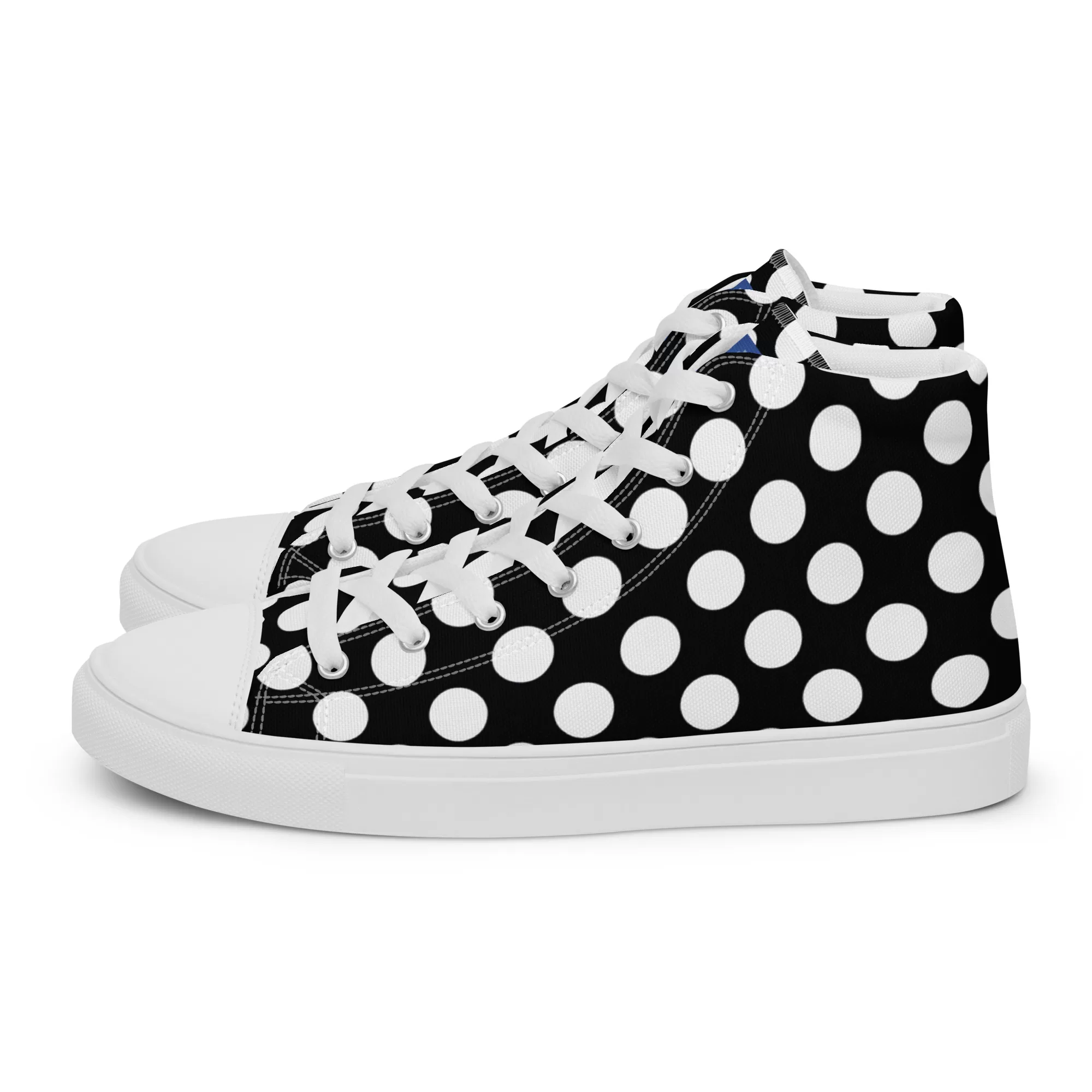 Men’s high-top "White Dots" canvas shoes - Image 13