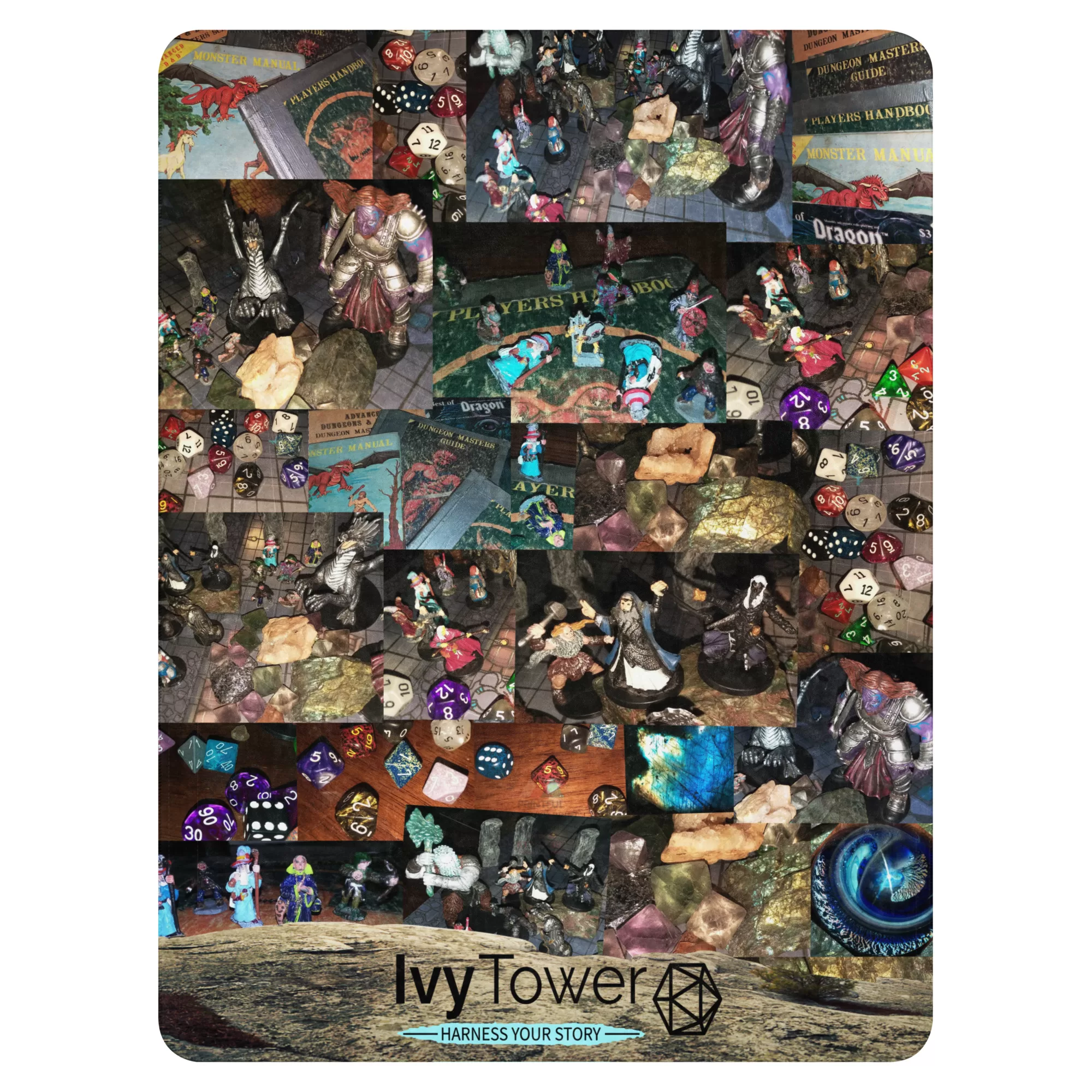 Ivy Tower Old D&D Sherpa blanket